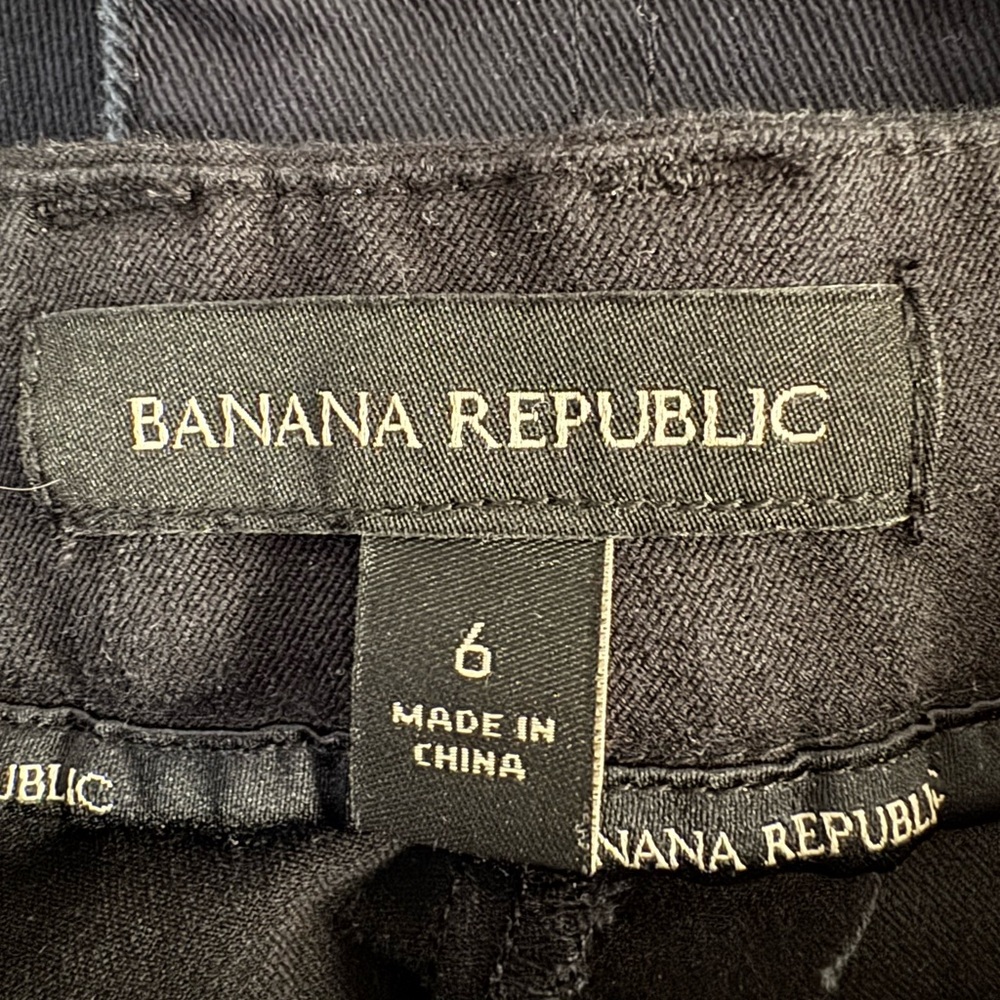 Banana Republic Straight Leg Black Jeans